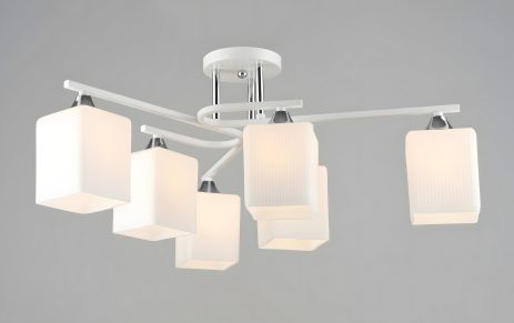 Плафонна люстра Sirius B N6193/6 WT+CH на 6