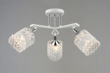 Люстра потолочная Sirius B N5958/3 WT+CR с поворотным механизмом