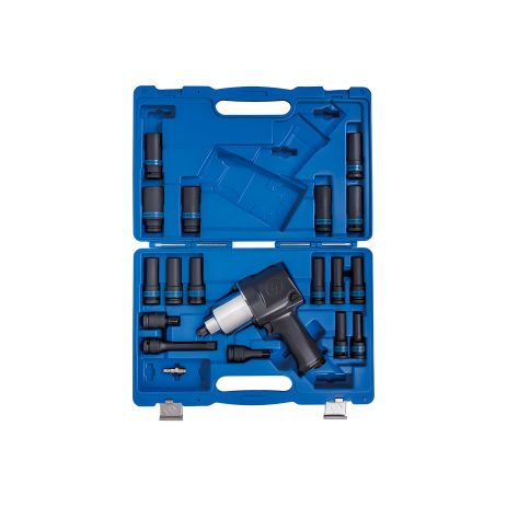 Пневматический гайковерт 1/2" с набором головок (кейс, 19 предметов) 44108AMP01 Пневматический гайковерт 1/2" с набором головок (кейс, 19 предметов) 44108AMP01