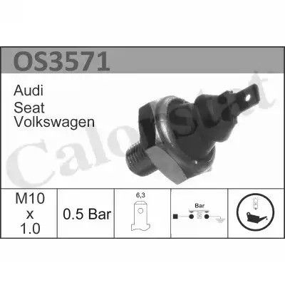 Skoda Fabia, Seat Arosa, VW Polo, Calorstat від Vernet (OS3571)