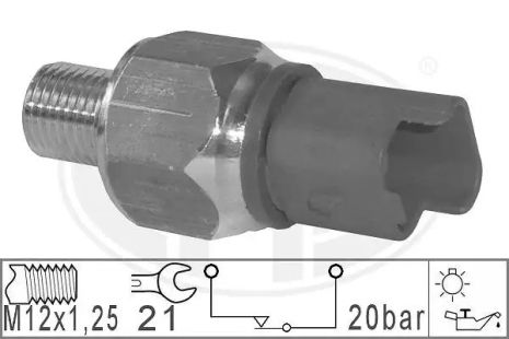 Датчик тиску масла CITROËN C4, PEUGEOT 206+, PEUGEOT 307, ERA (330801)