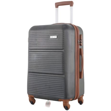 Валіза Semi Line (24 дюйма) графитового цвета (T5711-2)