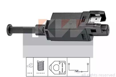 Вимикач датчик стоп сигналу SKODA OCTAVIA, AUDI A3, FORD GALAXY, KW (510055)