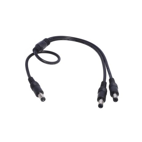 Раздвоитель питания DC(M/Папа) на 2xDC(M) (5.5x2.1 мм) 30 см/0.3 м Черный (сплиттер) Раздвоитель питания DC(M/Папа) на 2xDC(M) (5.5x2.1 мм) 30 см/0.3 м Черный (сплиттер)