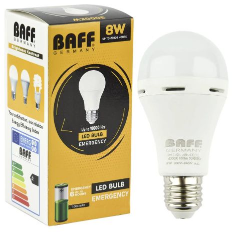 ΠΠΊΡΠΌΡΠ»ΡΡΠΎΡΠ½Π° Π»Π°ΠΌΠΏΠ° LED E27 Baff 8W 2000mAh (Li-ion) ΠΠΊΡΠΌΡΠ»ΡΡΠΎΡΠ½Π° Π»Π°ΠΌΠΏΠ° LED E27 Baff 8W 2000mAh (Li-ion)