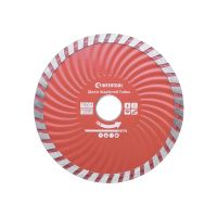 Алмазный отрезной диск Turbo, диаметром 125 мм, 22-24%, 12200 об/мин INTERTOOL CT-2007