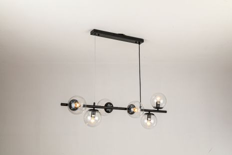 Люстра подвесная VALESO V GLD-23749-6C-BK Люстра подвесная VALESO V GLD-23749-6C-BK