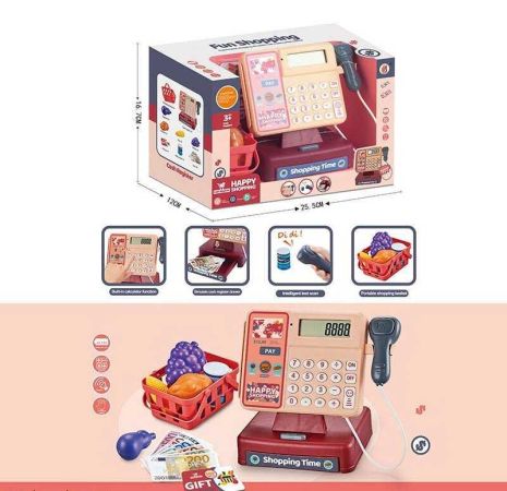 Kasovy aparat, звук, сканер, калькулятор, продукти Koshik E, рахунки, карта, в кор. 26*17*12 см (48шт/2)