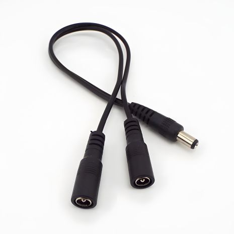 Кабель-раздвоитель-удлинитель DC(M) на 2xDC(F) (5.5x2.1 мм) 30cm / 0.3m | Black (Переходник/адаптер/разветвитель) M2F (Папа/Male/Вилка на 2xМама/Female/Гнездо) Кабель-раздвоитель-удлинитель DC(M) на 2xDC(F) (5.5x2.1 мм) 30cm / 0.3m | Black (Переходник/адаптер/разветвитель) M2F (Папа/Male/Вилка на 2xМама/Female/Гнездо)