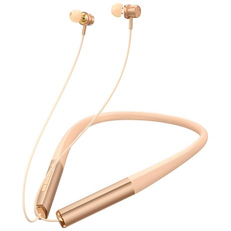 Наушники беспроводные Hoco ES71 вакуумные оранжевые (orange smoothie)