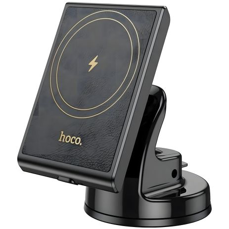 Hoco HW20 автотримач магнітний 15W бездротовою зарядкою black