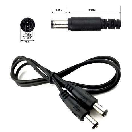 Питания Кабель DC 5.5x2.1 (Male to Male) 3 метра для роутера, терминала, ONU, GPON, камер и др. техники Питания Кабель DC 5.5x2.1 (Male to Male) 3 метра для роутера, терминала, ONU, GPON, камер и др. техники