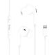 Вакуумные наушники Hoco M111 Pro с разъемом Lightning белые