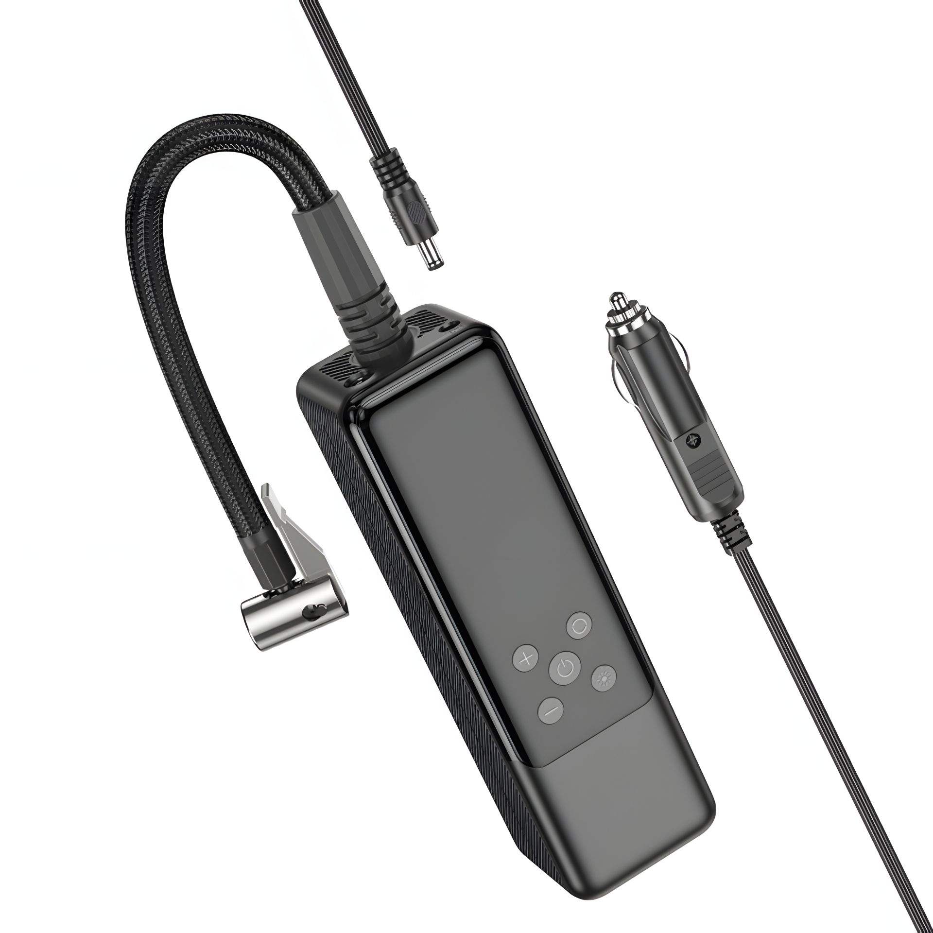 Автомобільний насос HOCO ZP5 May smart air pump (TypeC in/2000mAh/3.5 бар/Ліхтарик) Black Автомобільний насос HOCO ZP5 May smart air pump (TypeC in/2000mAh/3.5 бар/Ліхтарик) Black