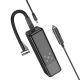 Автомобільний насос HOCO ZP5 May smart air pump (TypeC in/2000mAh/3.5 бар/Ліхтарик) Black Автомобільний насос HOCO ZP5 May smart air pump (TypeC in/2000mAh/3.5 бар/Ліхтарик) Black