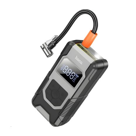 Автомобільний насос HOCO DPH04 Car portable smart air pump|120w 7500mAh|Black Автомобільний насос HOCO DPH04 Car portable smart air pump|120w 7500mAh|Black