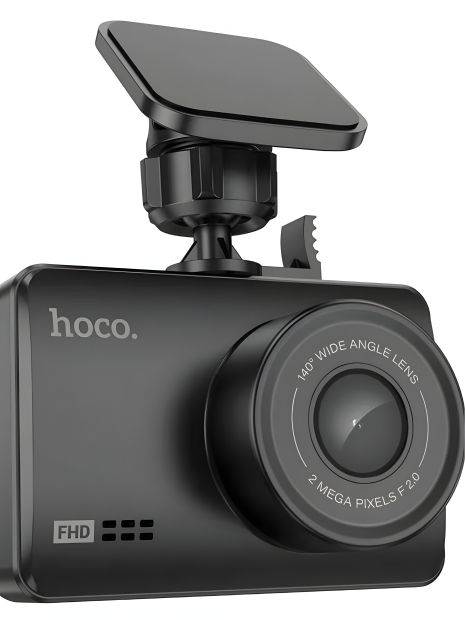 Відеореєстратор HOCO DV2 Driving recorder with display, 180 mAh Black Відеореєстратор HOCO DV2 Driving recorder with display, 180 mAh Black