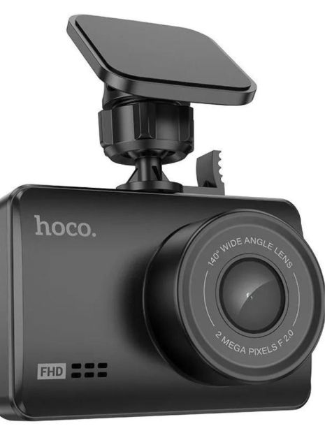 Відеореєстратор HOCO DV2 Driving recorder with display, 180 mAh Black