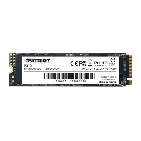 Patriot P310 SSD M.2 480GB NVMe PCIe 3.0x4 2280 3D NAND TLC Patriot P310 SSD M.2 480GB NVMe PCIe 3.0x4 2280 3D NAND TLC
