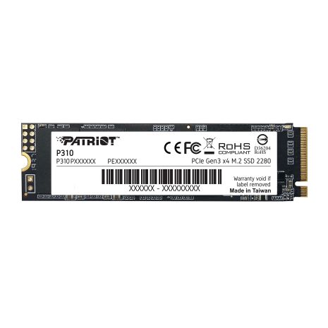 SSD M.2 Patriot P310 960GB NVMe 2280 PCIe 3.0x4 3D NAND TLC