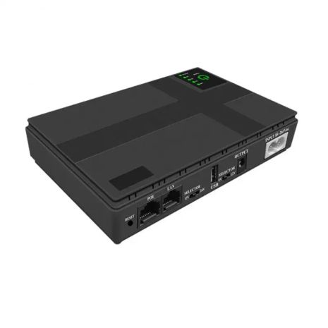 ИБП (UPS) для роутера DC2036P 36W, 20000mAh 5/9/12V Black | Для питания устройств от DC (GPON, ONU, IP-камера и др.)