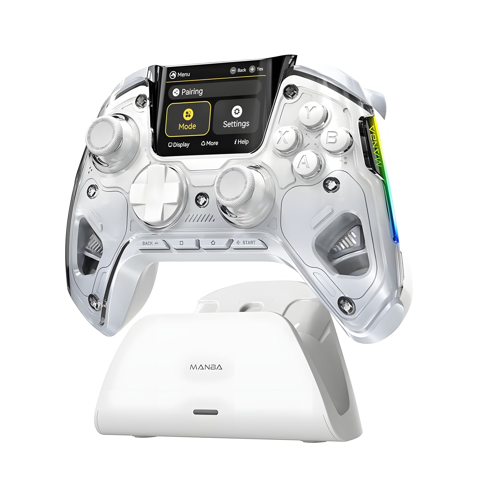 Геймпад Manba One з дисплеєм та підсвічуванням Геймпад Manba One з дисплеєм та підсвічуванням