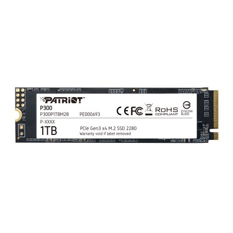 Patriot P300 SSD M.2 1TB NVMe 2280 PCIe 3.0x4 3D NAND TLC