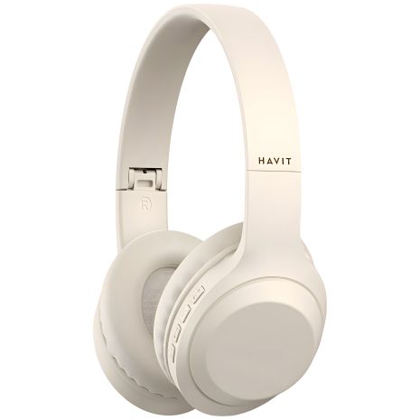 Беспроводные наушники HAVIT HV-H628BT Beige, до 10 ч работы