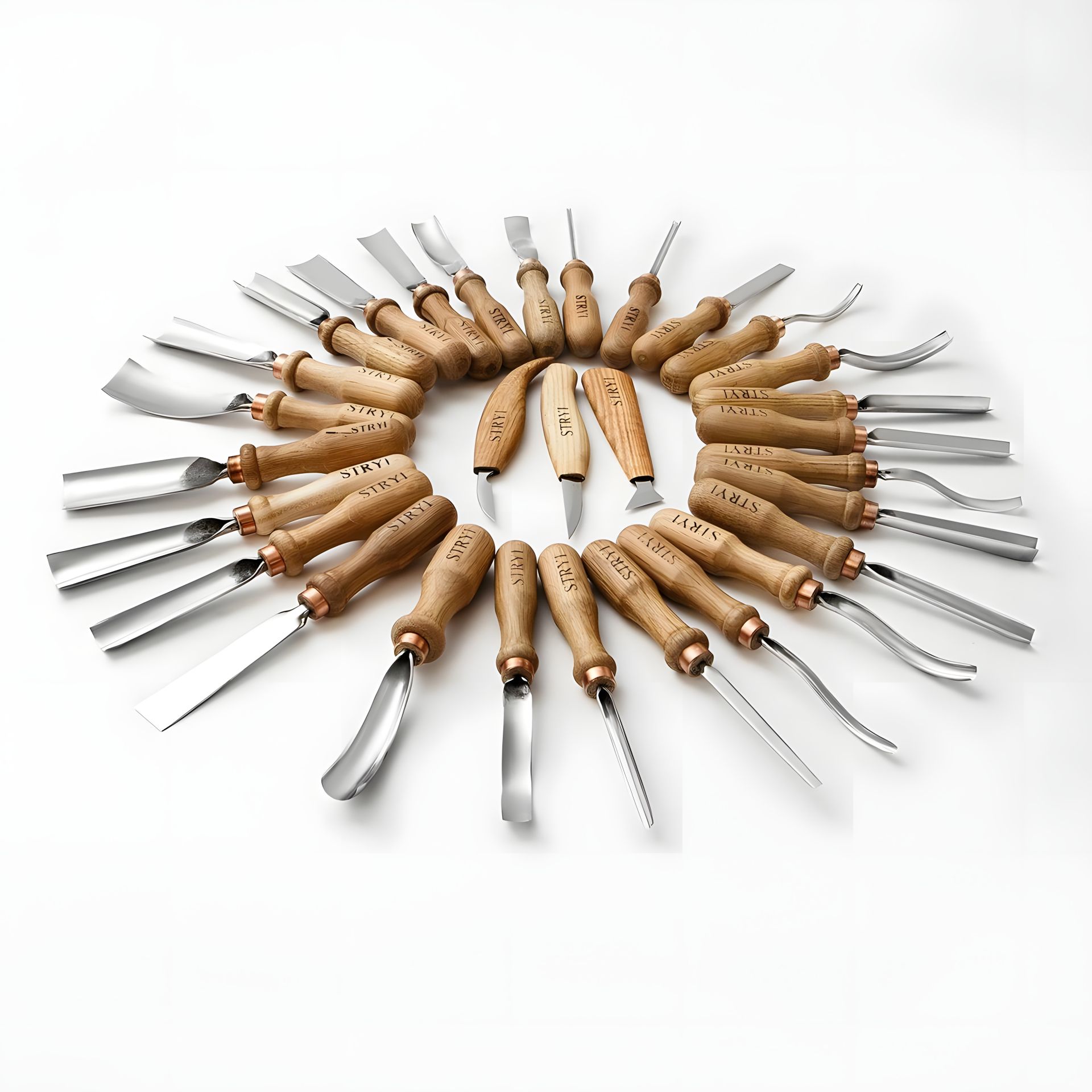 Набір для різьблення по дереву STRYI Profi 30шт Набір для різьблення по дереву STRYI Profi 30шт