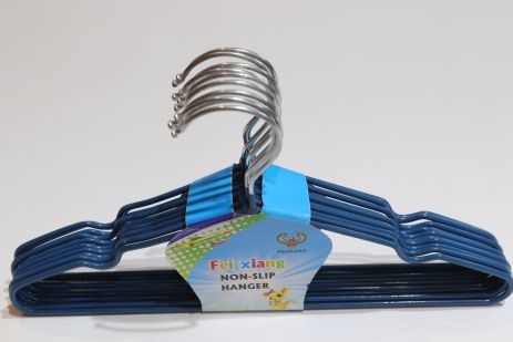 Набір дитячих плечей для металевого одягу 10 шт. 8247/синій