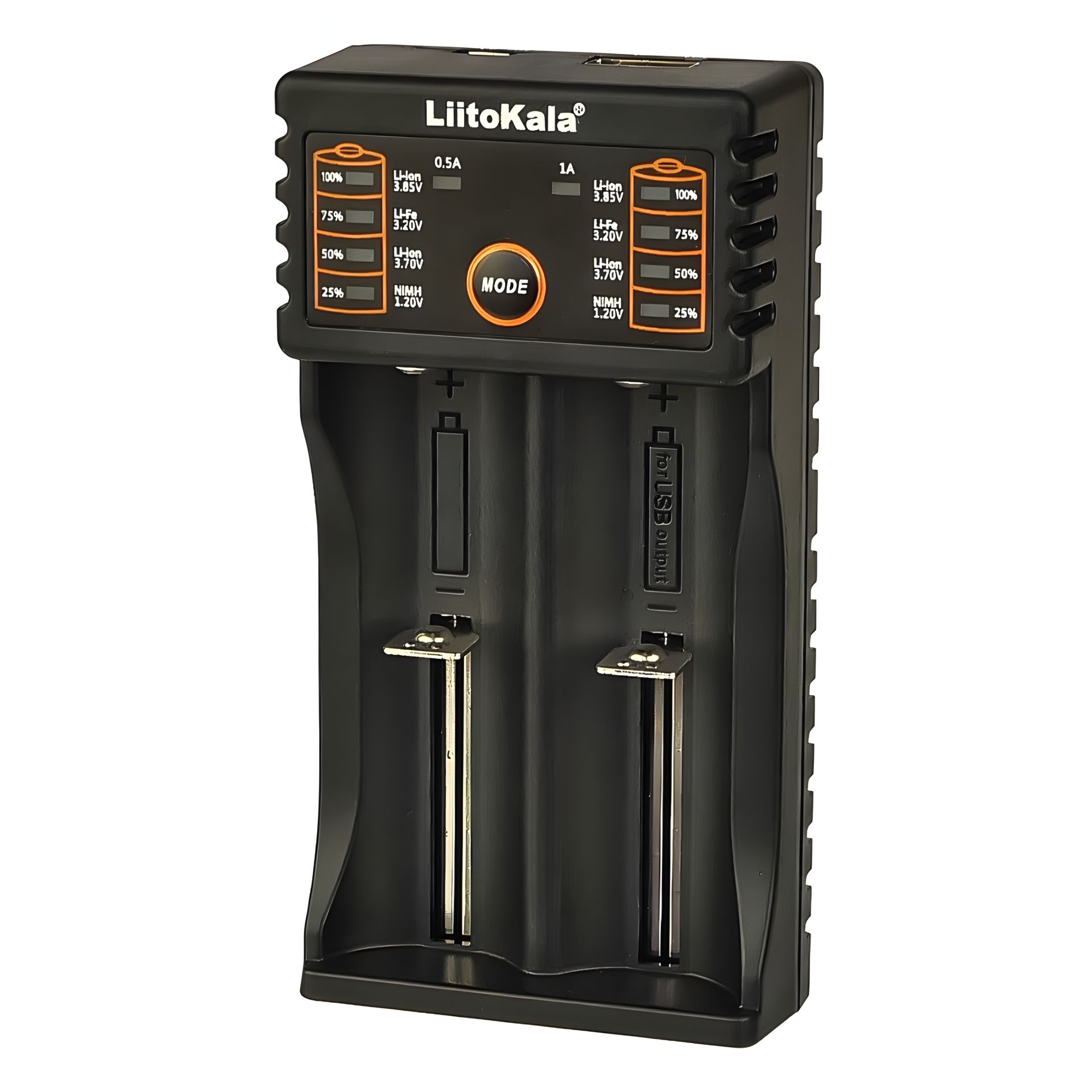 Сетевое зарядное устройство LiitoKala Lii-202 для аккумуляторов 18650/ АА/ ААА и других, 2 слота Сетевое зарядное устройство LiitoKala Lii-202 для аккумуляторов 18650/ АА/ ААА и других, 2 слота
