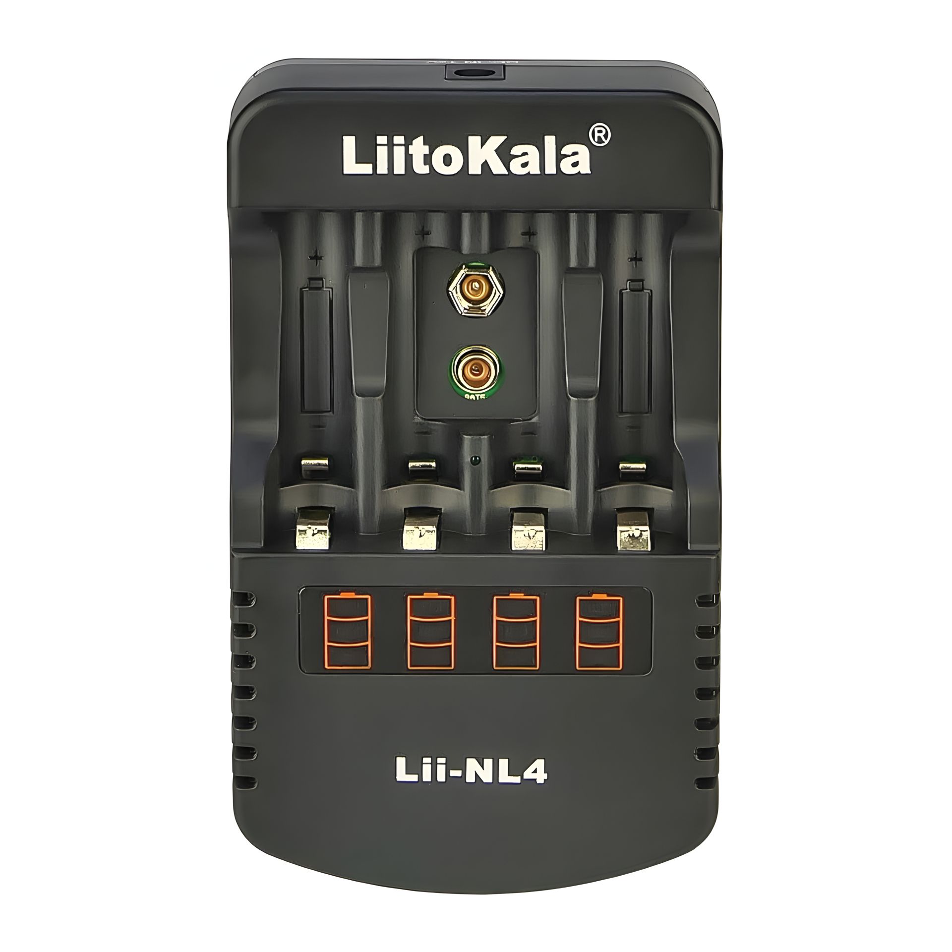 Мережевий зарядний пристрій LiitoKala Lii-NL4 з тестером для акумуляторів АА, ААА на 4 слоти Мережевий зарядний пристрій LiitoKala Lii-NL4 з тестером для акумуляторів АА, ААА на 4 слоти