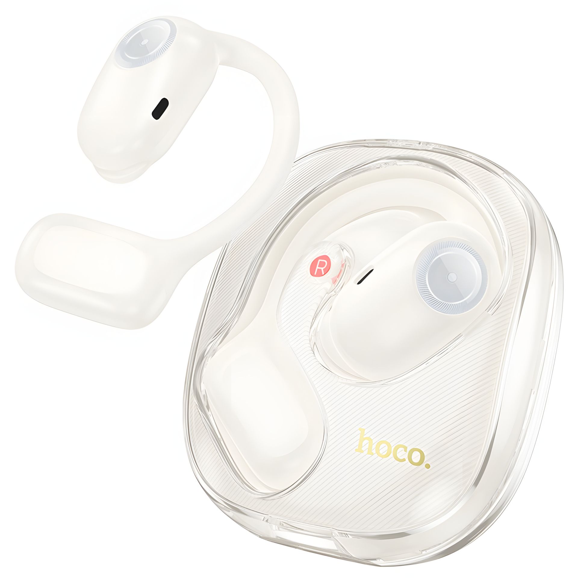 Навушники відкриті TWS Hoco EA3 бездротові milky white Навушники відкриті TWS Hoco EA3 бездротові milky white