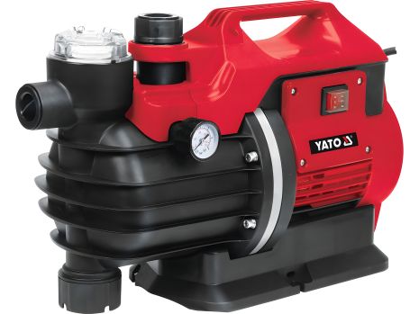 Садовий водяний насос мережевий: 1300Вт, 5000 л/год, Ø 1", глиб.- 8м, вис.- 53м [1] Yato YT-85364