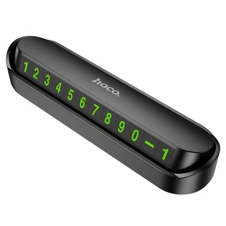 Автотабличка для авто Hoco DPH01 чорного кольору Автотабличка для авто Hoco DPH01 чорного кольору