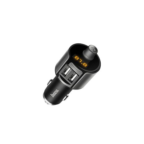 Модулятор Hoco E19 Smart Vehicle + Bluetooth FM Launcher Черно-Серый Модулятор Hoco E19 Smart Vehicle + Bluetooth FM Launcher Черно-Серый