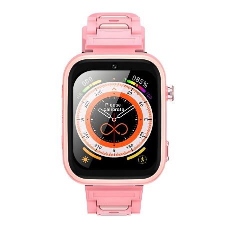 Дитячий смарт годинник XO H130, 4G, GPS, Wi-Fi, 600mAh, 3d, Рожевий