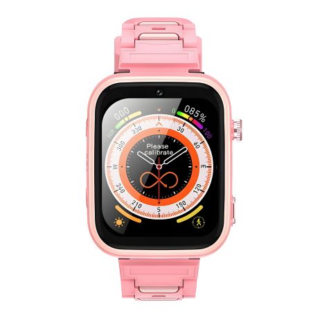 Дитячий смарт-годинник XO H130, Wi-Fi, GPS, 4G, 3d, 600mAh, рожевий