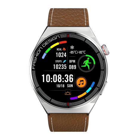 XO J1 коричневий смарт-годинник