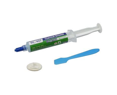 Силіконова термопаста Relife RL-407, -50°C - 200°C, 20 гр, синя, теплопровідність 6 W/mK