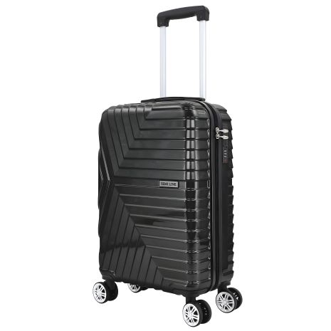 Черный чемодан Semi Line 20" (S) (T5765-1)