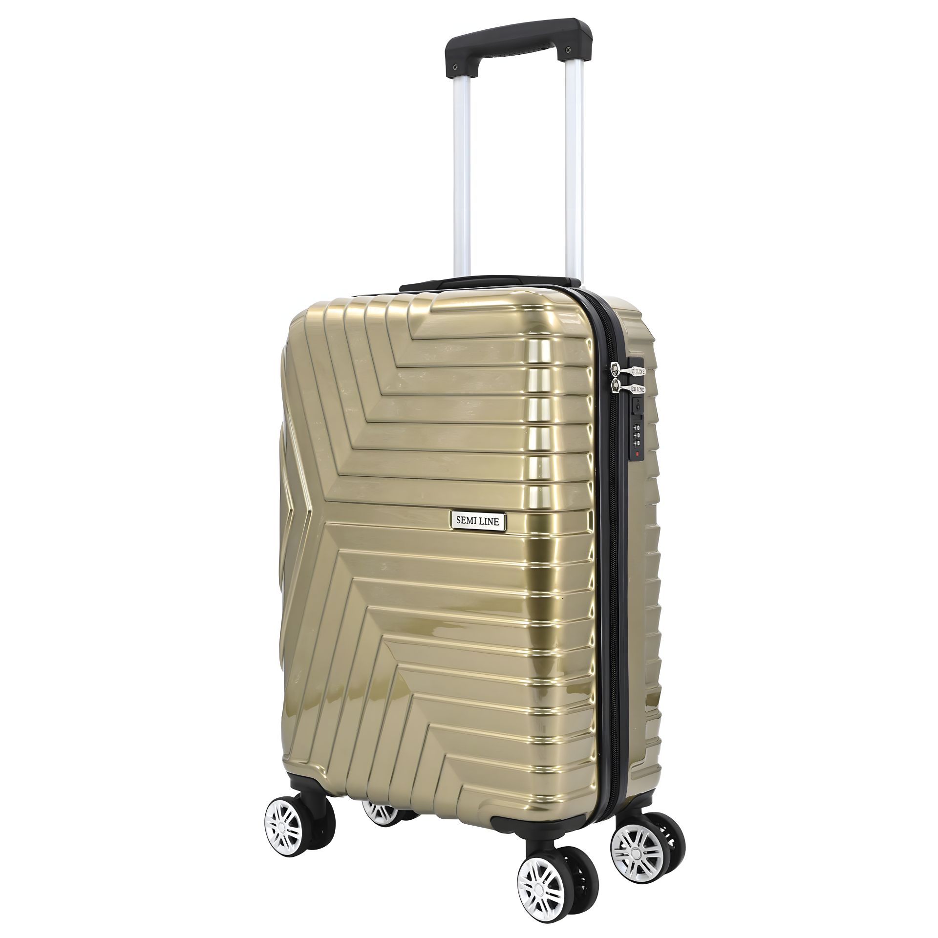 Валіза 20" Semi Line (S) Gold (T5763-1) Валіза 20" Semi Line (S) Gold (T5763-1)