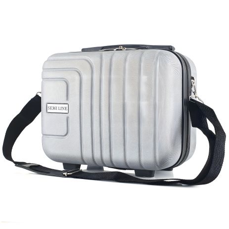 Б'юті-кейс Semi Line 18L Світло-сірий (T5762-1) Б'юті-кейс Semi Line 18L Світло-сірий (T5762-1)