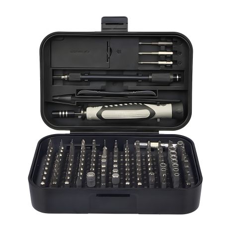 Набір інструментів Aida A-130in1 (ручка, 120 біт, подовжувачі, пінцет, лопатка, медіатори, присоска, SIM-ключ)