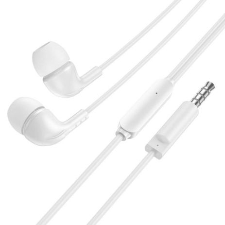 Навушники Borofone BM83 Craft universal earphones with mic (білий)