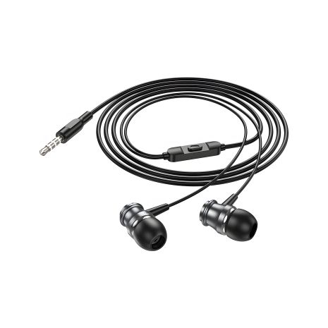 Навушники Borofone BM75 Platinum metal universal earphones with microphone 1.2m сірі Навушники Borofone BM75 Platinum metal universal earphones with microphone 1.2m сірі
