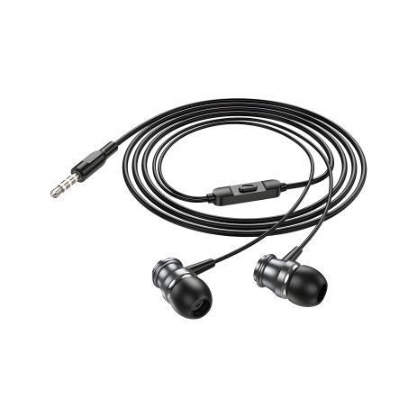 Навушники Borofone BM75 Platinum metal universal earphones with microphone 1.2m сірі Навушники Borofone BM75 Platinum metal universal earphones with microphone 1.2m сірі
