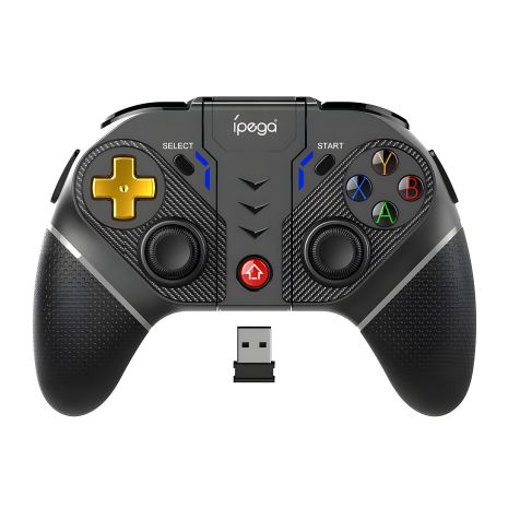 BT5.0 ігровий контролер iPega golden warrior PG-9218, 2.4G, 380mAh, Android, iOS, TV, PC, NS, PS, чорний