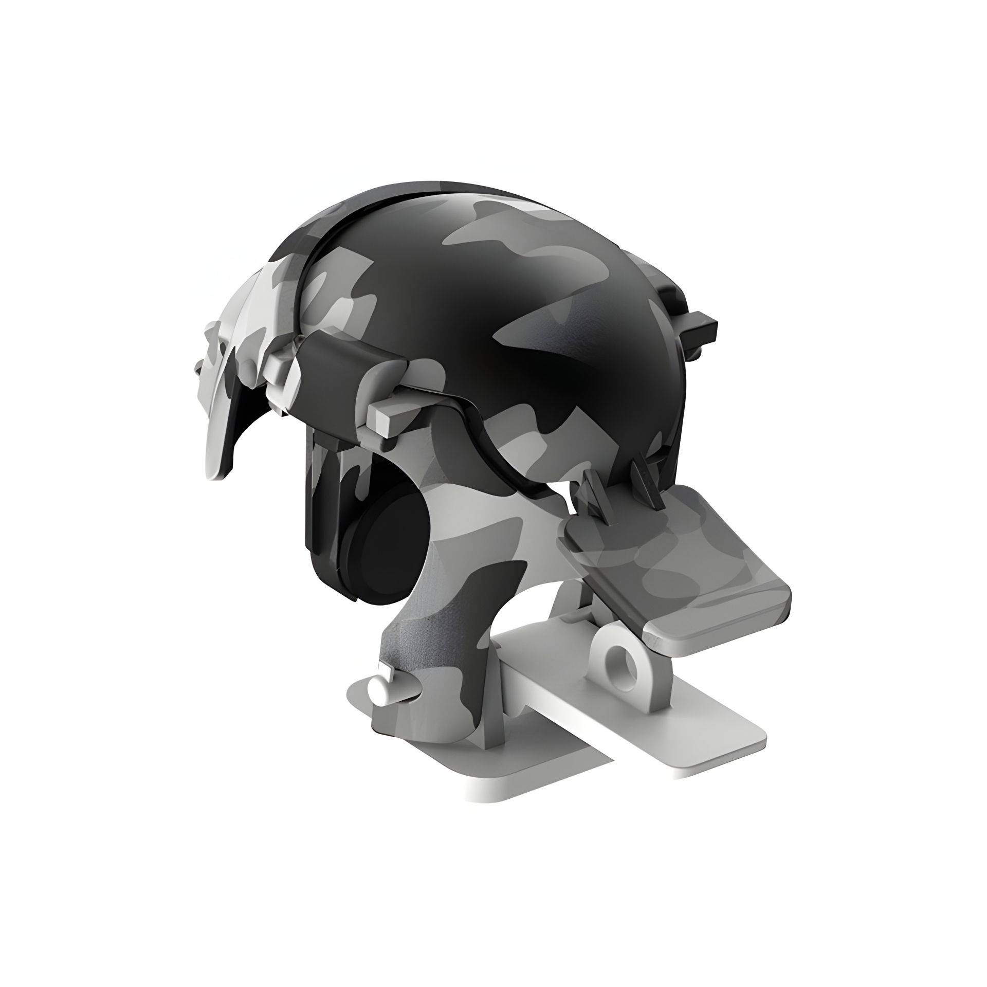 Ігровий контролер BASEUS Level 3 Helmet PUBG Gadget GA03 Camouflage-White Ігровий контролер BASEUS Level 3 Helmet PUBG Gadget GA03 Camouflage-White
