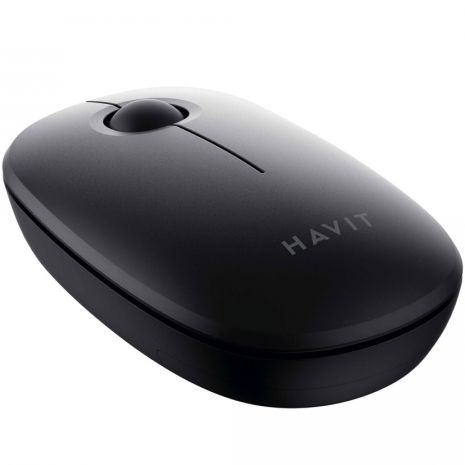 Бездротова миша HAVIT HV-MS57GT Black, 1600 DPI, 2.4 ГГц, компактна, оптична